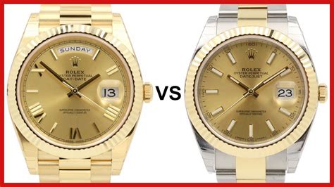 rolex datejust 2 unterschied